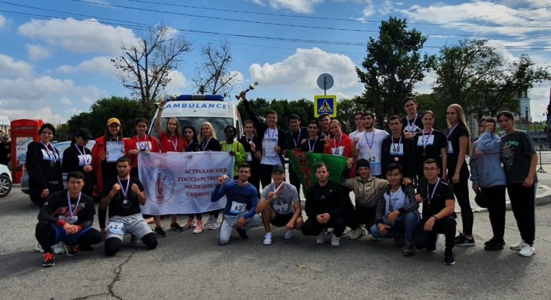 Серебро в городской легкоатлетической эстафете